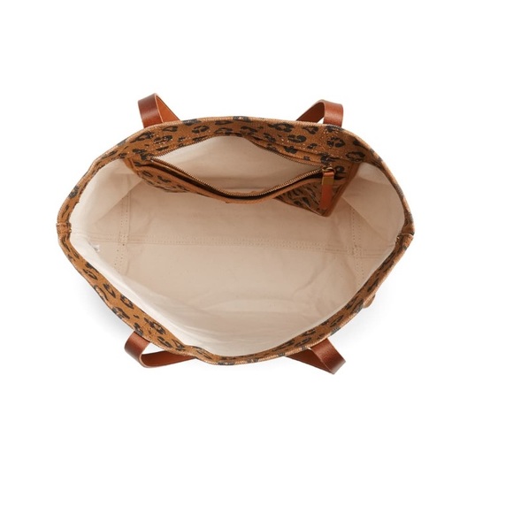 Madewell The Canvas Transport Tote in Leopard - Picture 6 of 15